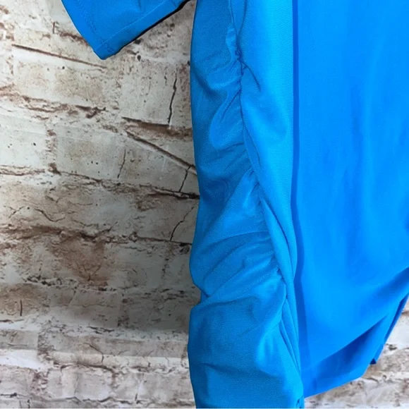 Aritzia Babaton Wavenlength T-shirt in Splash Blue Size Large NEW - Picture 6 of 10